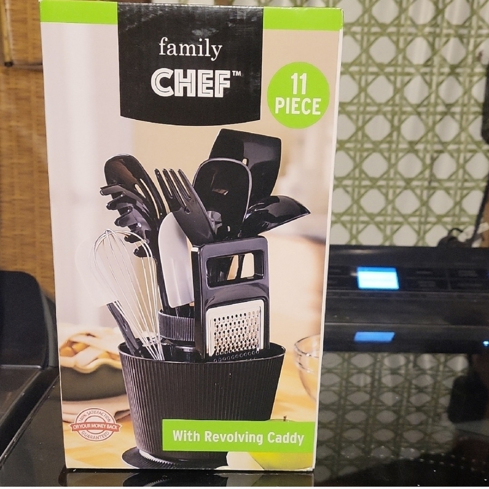 Black Kitchen Tools Set